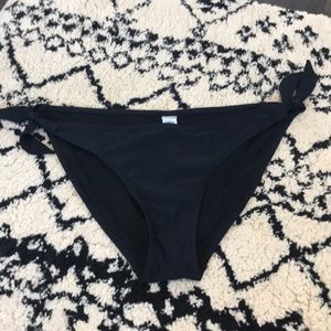 Old Navy black side tie bikini bottoms